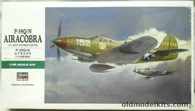 Hasegawa 1/48 Bell Airacobra P-39Q/N, JT93 plastic model kit